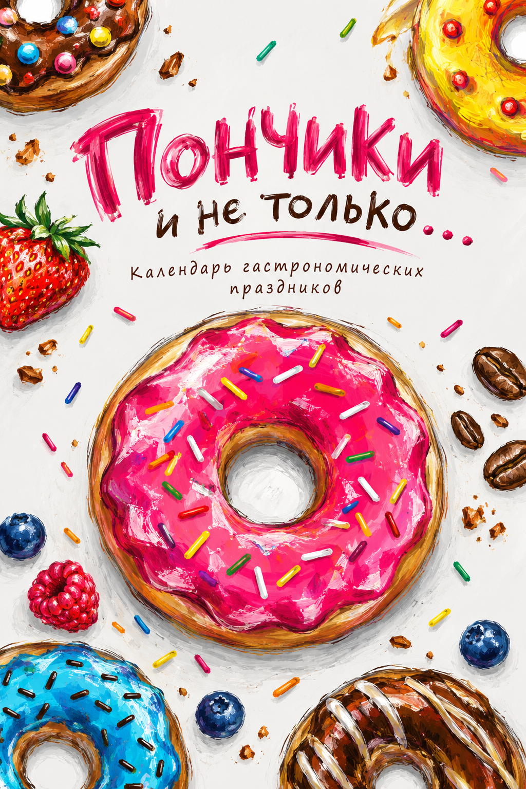 Пончики и не только… — иллюстрированный календарь — изображение 2