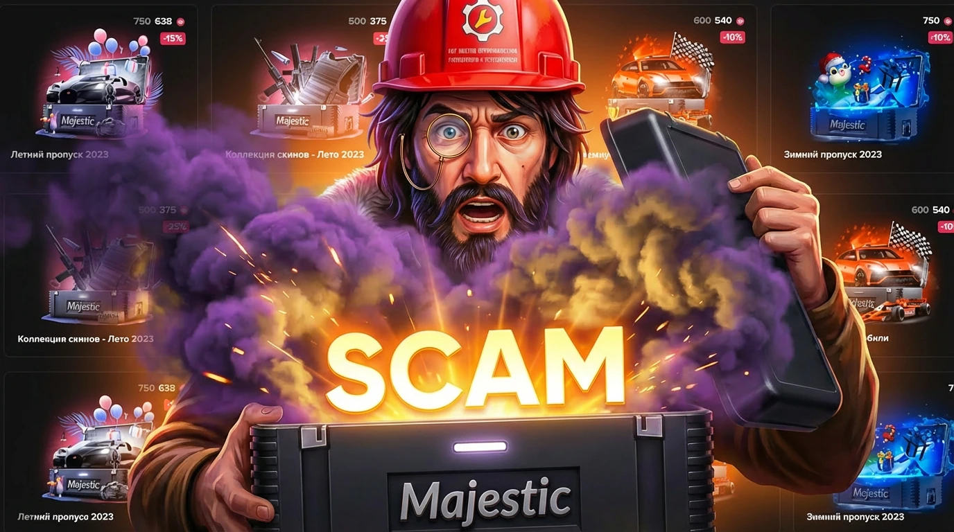 SCAM — открытие кейсов