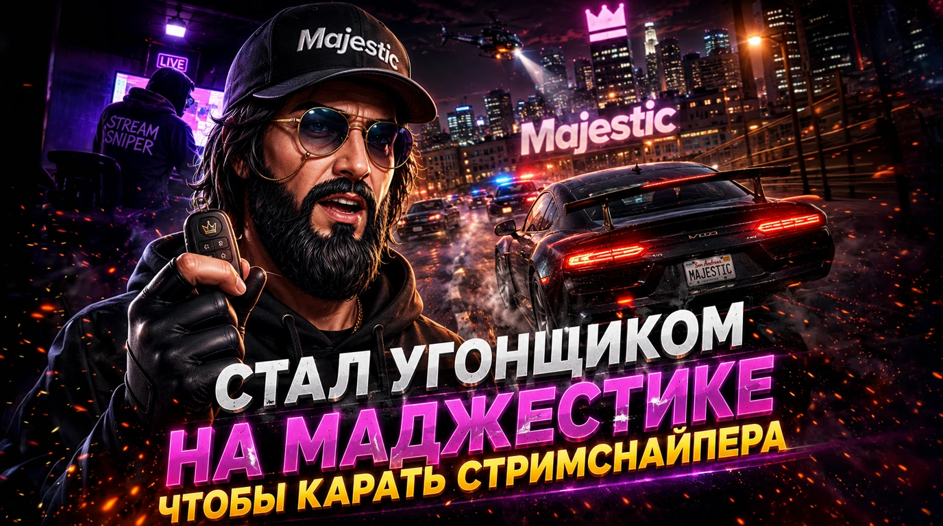 Угонщик на Majestic
